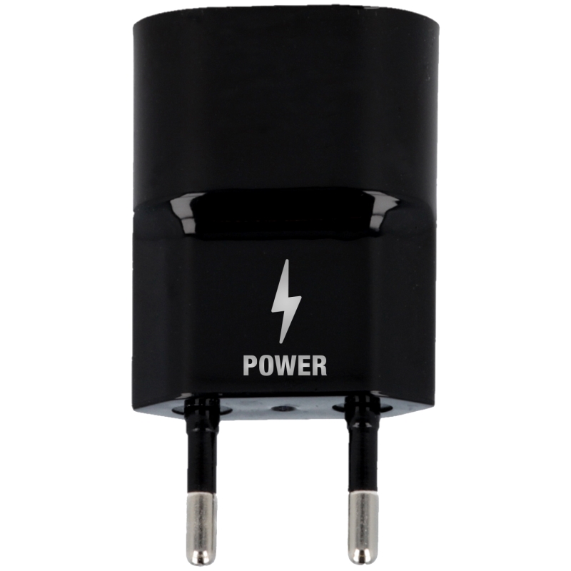 AREA Caricabatterie 1 A con 2 porte USB Area universale nero